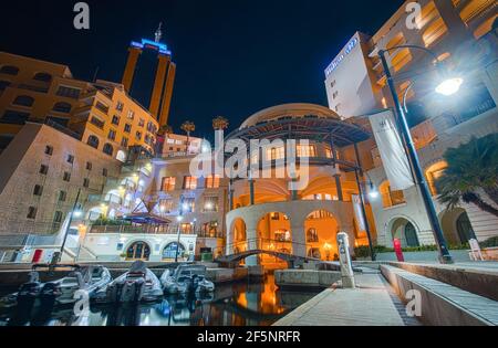 Hilton Hotel, St. Julians Malta Foto Stock