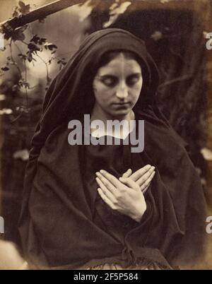 Il Penseroso. Julia Margaret Cameron (inglese, nato India, 1815 - 1879) Foto Stock