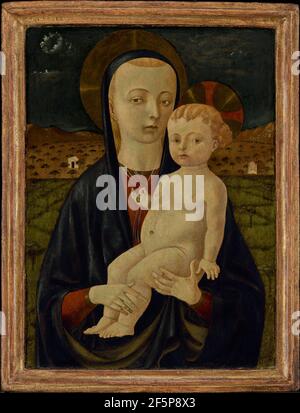 Madonna con Bambino. Workshop di Paolo uccello (italiano, 1397 - 1475 circa) Foto Stock