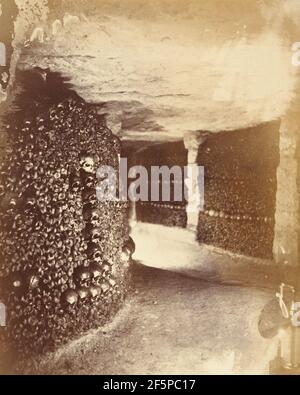 Vista sulle catacombe. Nadar Gaspard Félix Tournachon (francese, 1820 - 1910) Foto Stock