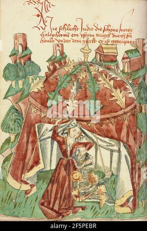 Judith Sloadando Holofernes (Jael Sloadendo Sisera). Foto Stock