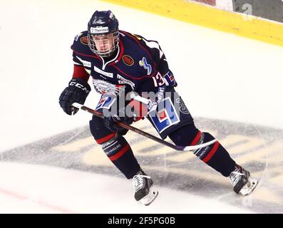 Jakub Vrana, club di hockey Linköping, Linköping, Svezia. Foto Stock