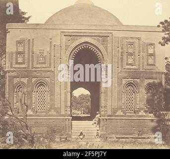 Santuario - Alai Darwaza, Kootub. Felice Beato (italiano, nato Italia, 1832 - 1909) Foto Stock