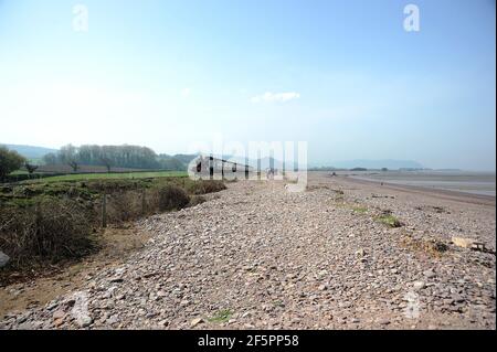 '4160' si avvicina all'Anchor Blu con un servizio di Minehead - Vescovi di Lydeard. Foto Stock