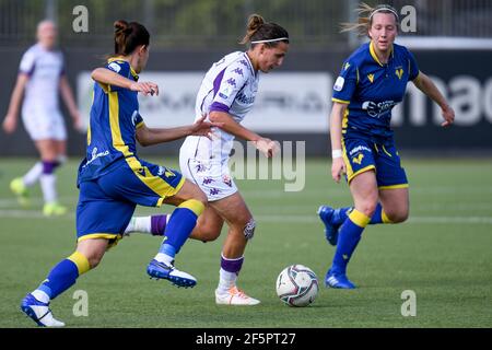 Martina Zanoli (Fiorentina Femminile) portrait during Hellas Verona Women  vs ACF Fiorentina femminile, Italian fo - Photo .LiveMedia/Ettore Griffoni  Stock Photo - Alamy