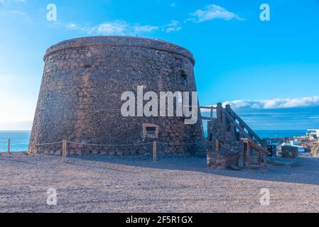 Castello di El Toston nel villaggio di El Cotillo a Fuerteventura, isole Canarie, Spagna. Foto Stock