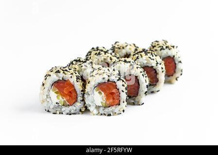 sushi giapponese su un piatto Foto Stock