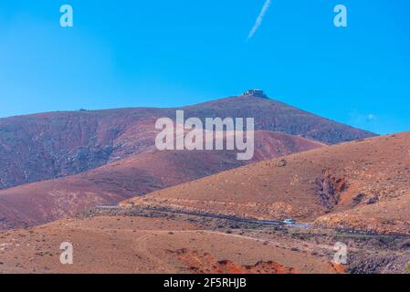 Mirador Morro de la Cruz a Fuerteventura isola, isole Canarie, Spagna. Foto Stock