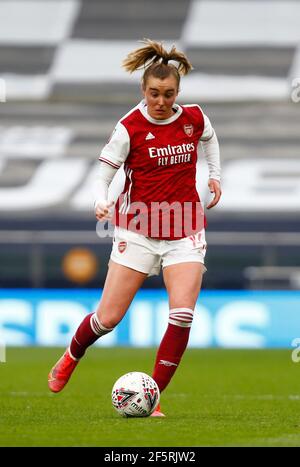 Londra, Regno Unito. 27 Marzo 2021. EDGWARE, INGHILTERRA - MARZO 27: Jill Roord of Arsenal durante fa Women's Spur League betweenTottenham Hotspur e Arsenal Women al Tottenham Hotspur Stadium, Londra, UK il 27 Marzo 2021 Credit: Action Foto Sport/Alamy Live News Foto Stock