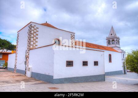 Chiesa di nostra Signora del Rosario a Puerto de Rosario a Fuerteventura, isole Canarie, Spagna. Foto Stock