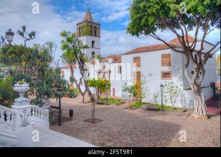 Chiesa del Sindaco di San Marcos nel centro storico di Icod de los Vinos, Tenerife, Isole Canarie, Spagna. Foto Stock