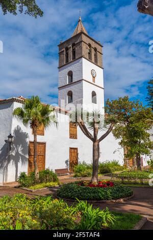 Chiesa del Sindaco di San Marcos nel centro storico di Icod de los Vinos, Tenerife, Isole Canarie, Spagna. Foto Stock