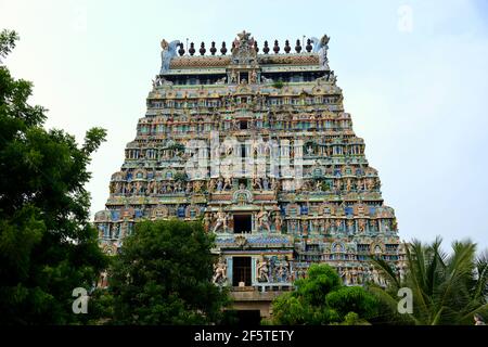 TEMPIO DI NATARAJA Foto Stock