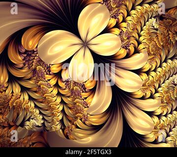 Generata da Computer grafica frattale per arte creativa,design e intrattenimento Foto Stock