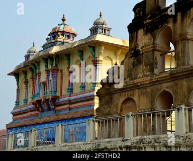 Palazzo reale di Thanjavur Foto Stock