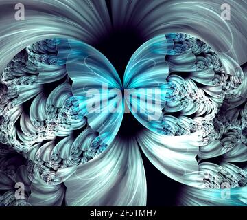Generata da Computer grafica frattale per arte creativa,design e intrattenimento Foto Stock