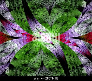 Generata da Computer grafica frattale per arte creativa,design e intrattenimento Foto Stock