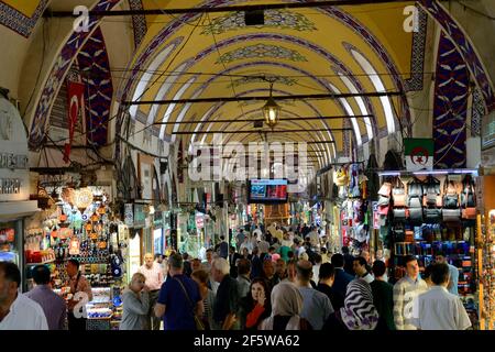 Il Grand Bazaar Istanbul, Turchia Foto Stock