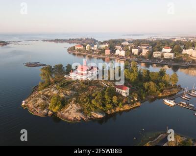 Il porto sud di Helsinki, Finlandia Foto Stock