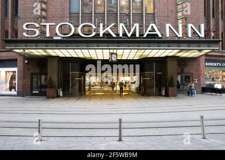 Grande magazzino Stockmann, Helsinki Foto Stock