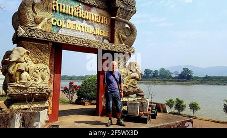 Triangolo d'oro Foto Stock