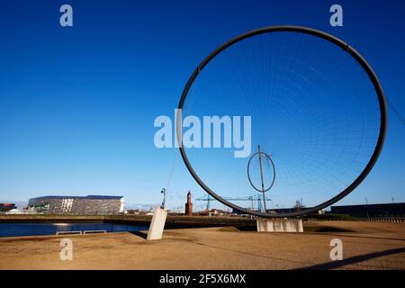 Tempenos Sculpture, Middlebrough Foto Stock
