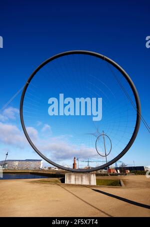 Tempenos Sculpture, Middlebrough Foto Stock