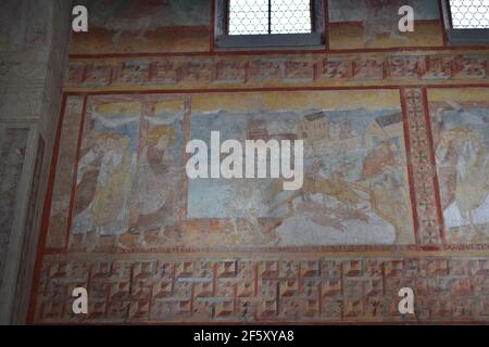 Isola di Reichenau. Chiesa di San Giorgio. Foto Stock