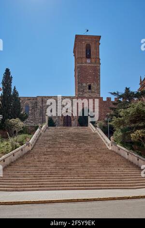 Monastero di Santa María, dichiarato monumento storico-artistico nazionale (patrimonio di interesse culturale) a El Puig, Valencia, Spagna, Europa Foto Stock