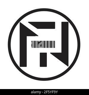 Simbolo non fungibile simbolo di ledger NFT, marchio; simbolo, disegno, segno, contrassegno, figura, timbro, monogramma; insegne, cresta, sigillo, stemma, badge, sala Illustrazione Vettoriale