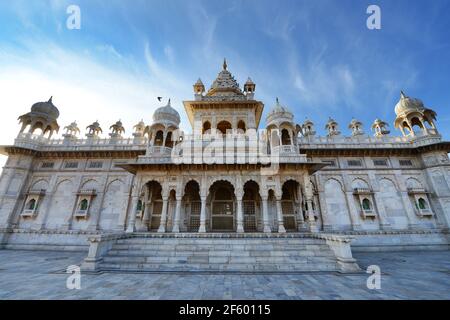 Il Jaswant Thada cenotaph a Jodhpur, Rajasthan, India. Foto Stock