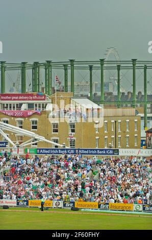 5° TEST INGHILTERRA V AUSTRALIA 2° GIORNO 9/9/2005 FOTO DAVID ASHDOWNCRICKET Foto Stock