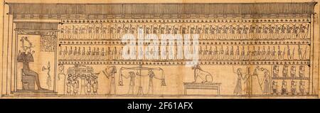 Libro dei morti di Imhotep Foto Stock