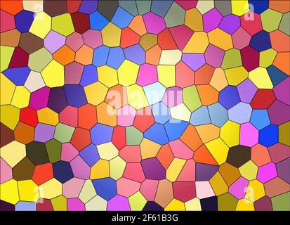 sfondo a tessere multicolore Foto Stock