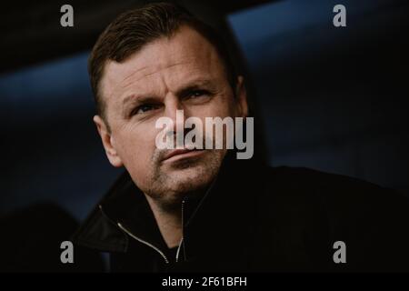 Richie Wellens. Manager, Salford City FC, 2021. Foto Stock