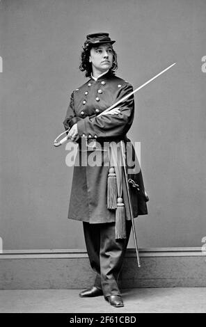 Pauline Cushman, attrice americana e Union Spy Foto Stock