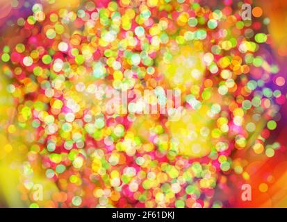 sfondi bokeh astratti vacanza colorati Foto Stock