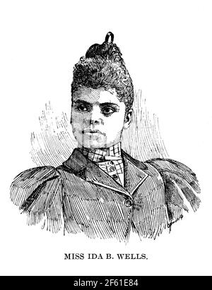 Ida B. Wells, giornalista americano Foto Stock