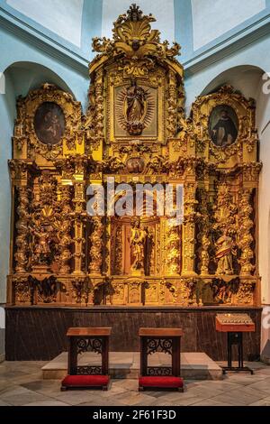 Interno della chiesa di San Paolo, Iglesia de San Pablo a Cordova, Spagna, Andalusia regione. Foto Stock