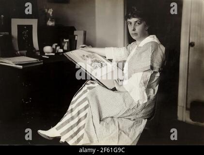 Nina Allender, artista americano e Suffragette Foto Stock