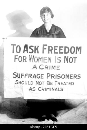 Lucy Branham, Suffragette americana Foto Stock