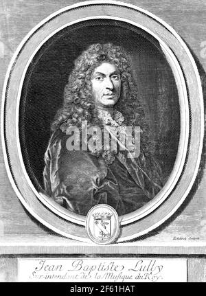 Jean-Baptiste Lully, compositore francese Foto Stock