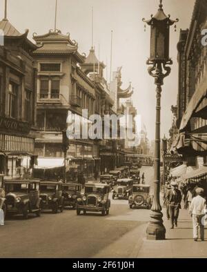 Chinatown, San Francisco, c. 1915 Foto Stock