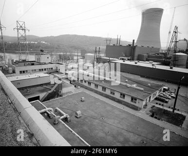 Centrale atomica Shippingport, c. 1977 Foto Stock