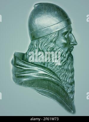 Aristotele, antico filosofo greco e Polymath Foto Stock