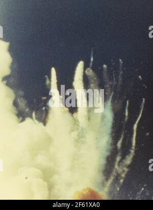 Challenger Disaster Foto Stock