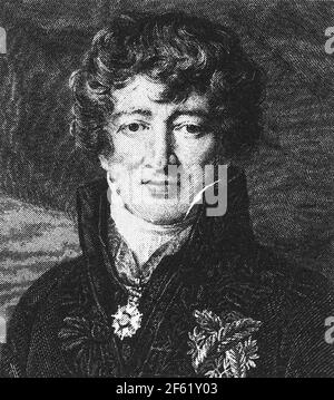 Georges Cuvier, naturalista francese Foto Stock