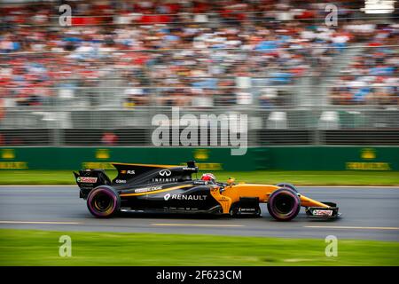 HULKENBERG Nico (ger) Renault F1 RS17 Renault Sport F1 team azione durante il campionato di Formula 1 2017 a Melbourne, Gran Premio d'Australia, dal 23 al 26 marzo - Foto DPPI Foto Stock