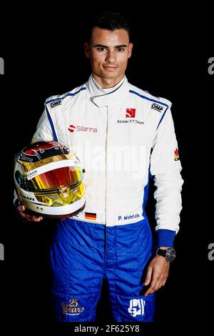 WEHRLEIN Pascal (ger) Sauber F1 C36 ambiance ritratto durante il campionato di Formula 1 2017 a Melbourne, Gran Premio d'Australia, dal 23 al 26 marzo - Foto DPPI Foto Stock