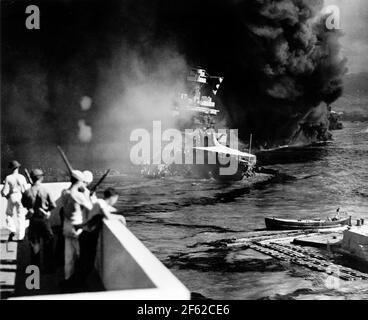 Attacco di Pearl Harbor, 1941 Foto Stock